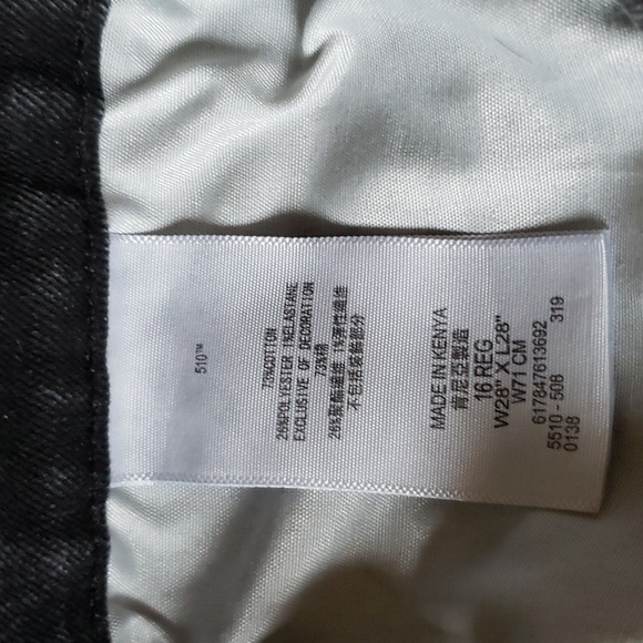 Levi's 510 Skinny Jeans 👖 Boys 16 reg (28 x 28). GUC - Picture 9 of 10